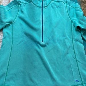 Tommy Bahama Quarter Zip Pullover EUC XL